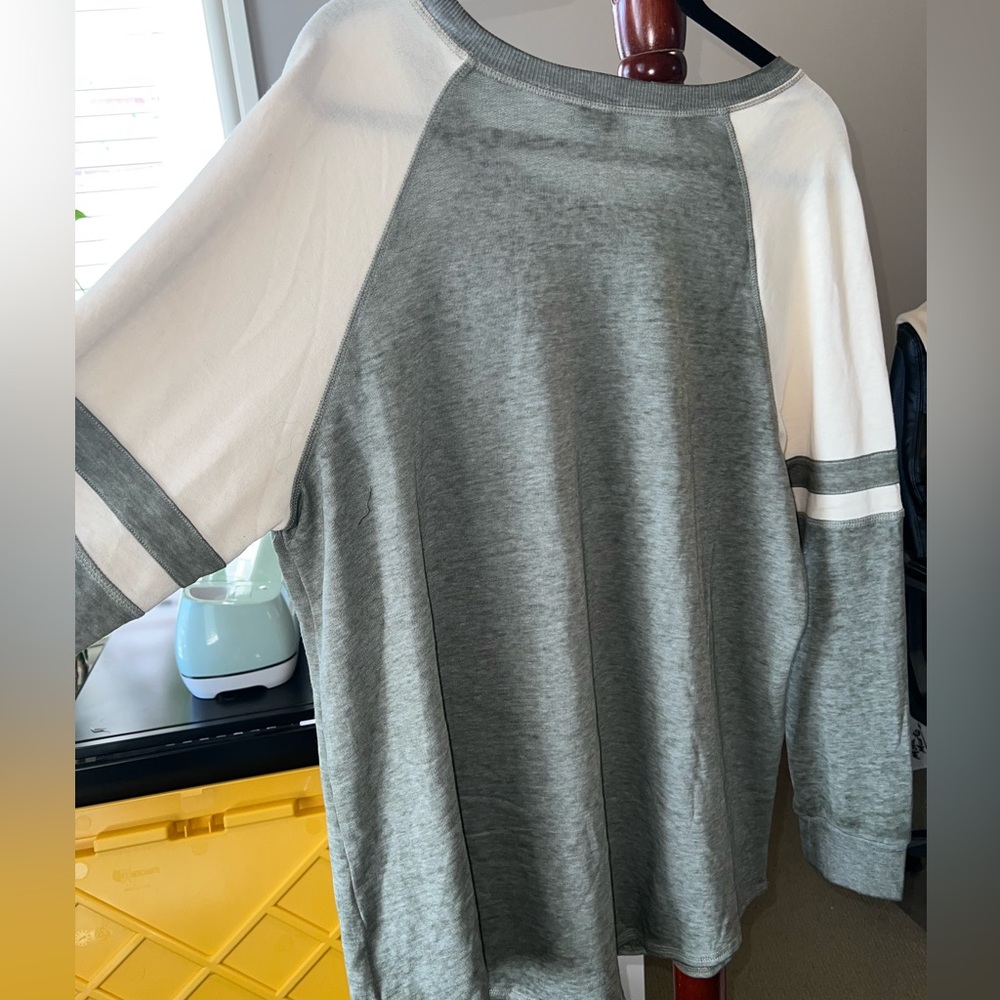 Torrid size 2 baseball light sweater